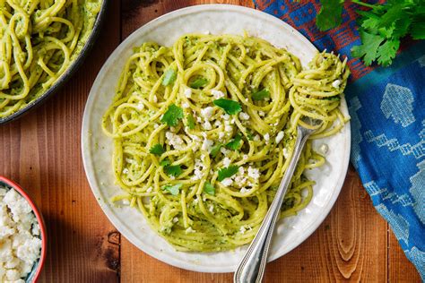 Green spaghetti recipe