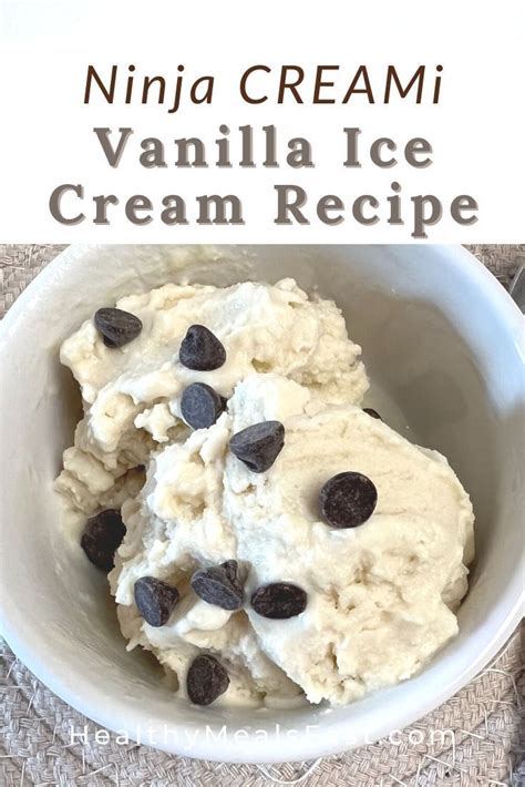 Ninja creami vanilla ice cream recipe