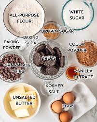 Decadent Ingredients for Slutty Brownies